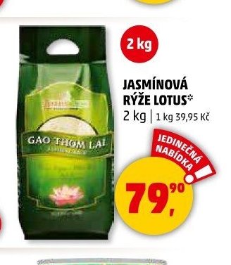 JASMÍNOVÁ RÝŽE LOTUS