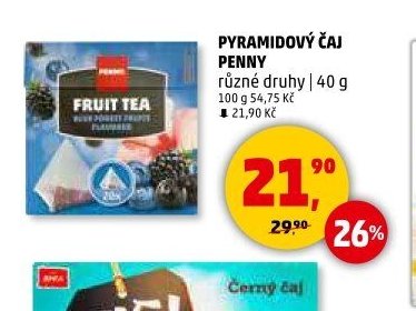 PYRAMIDOVÝ ČAJ PENNY různé druhy | 40 g