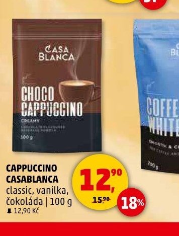 CAPPUCCINO CASABLANCA classic, vanilka, čokoláda | 100 g