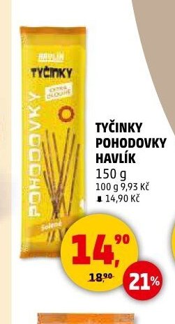 Tyčinky Pohodovky Havlík