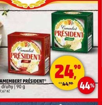 SÝR CAMEMBERT PRÉSIDENT