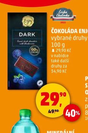 ČOKOLÁDA ENJOY vybrané druhy