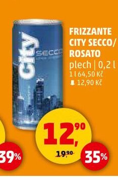FRIZZANTE CITY SECCO/ ROSATO plech