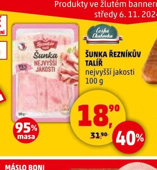 Šunka Řezníkův talíř 100 g