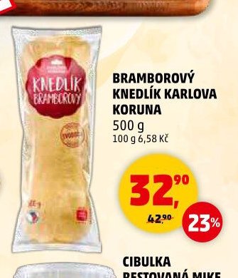 BRAMBOROVÝ KNEDLÍK KARLOVA KORUNA