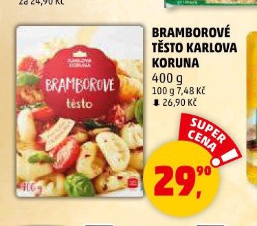 BRAMBOROVÉ TĚSTO KARLOVA KORUNA