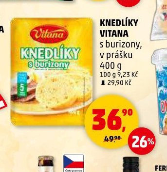 KNEDLÍKY VITANA s burizony