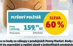 Plyšový polštář
