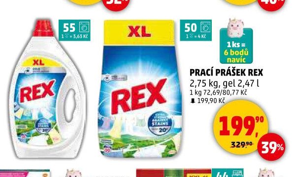 Prací prášek Rex