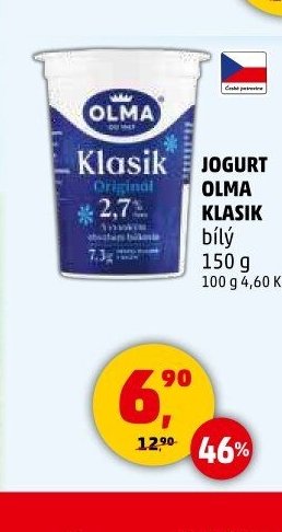 Jogurt Olma Klasik bílý 150 g