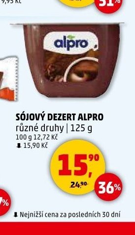 Sójový dezert Alpro různé druhy 125 g