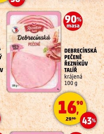 DEBRECÍNSKÁ PEČENĚ ŘEZNÍKŮV TALÍŘ