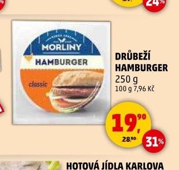 Drůbeží hamburger
