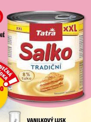 Kondenzované mléko 8% Salko Tatra