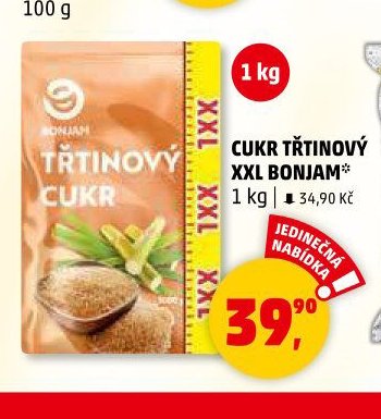 Cukr třtinový XXL Bonjam
