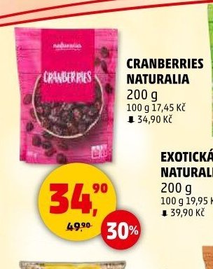 CRANBERRIES NATURALIA