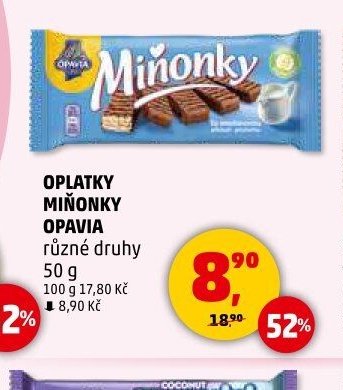 OPLATKY MIŇONKY OPAVIA