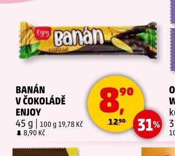 BANÁN V ČOKOLÁDĚ ENJOY