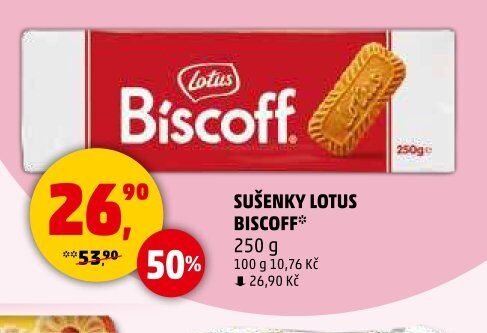 Sušenky Lotus Biscoff
