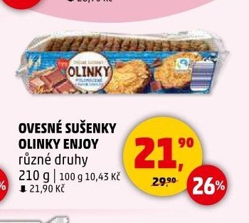 Ovesné sušenky Olinky Enjoy