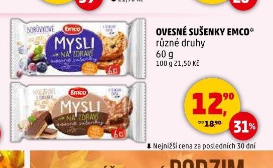 Ovesné sušenky Emco