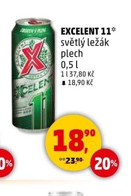 EXCELENT 11 světlý ležák plech