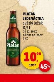 PLATAN JEDENÁCTKA světlý ležák