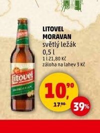 LITOVEL MORAVAN světlý ležák