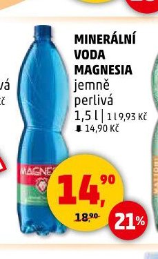 MINERÁLNÍ VODA MAGNESIA