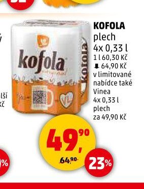 KOFOLA plech