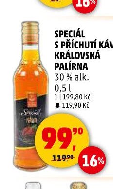 SPECIÁL S PŘÍCHUTÍ KÁVY KRÁLOVSKÁ PALÍRNA