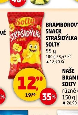BRAMBOROVÝ SNACK STRAŠIDÝLKA SOLTY