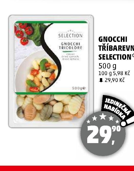 GNOCCHI TŘÍBAREVNÉ SELECTION* 500 g