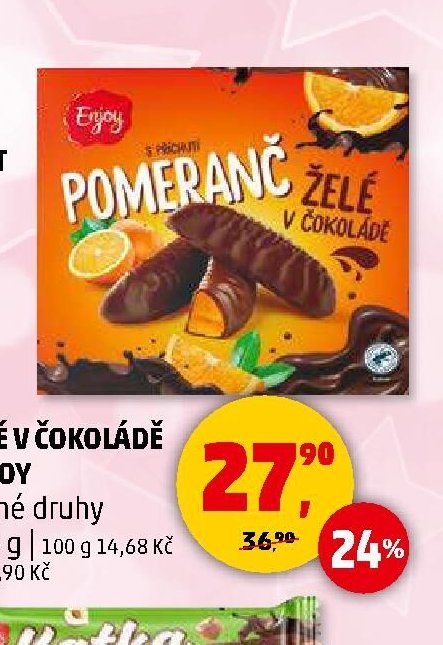 ŽELÉ V ČOKOLÁDĚ ENJOY
