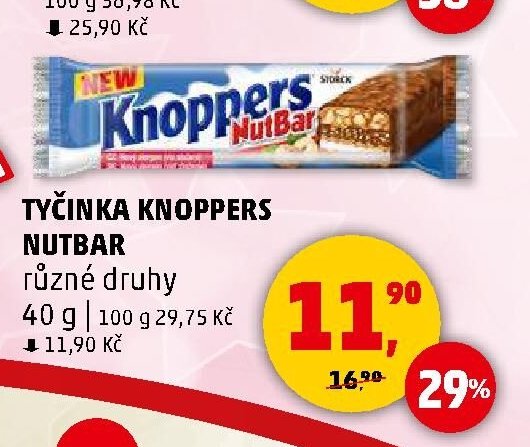 TYČINKA KNOPPERS NUTBAR
