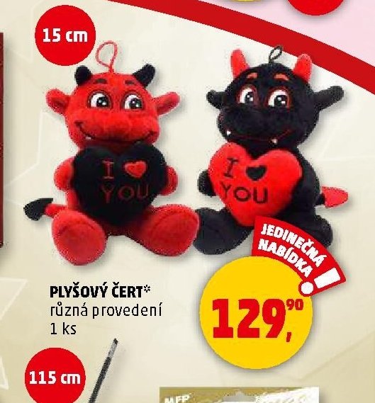 PLYŠOVÝ ČERT