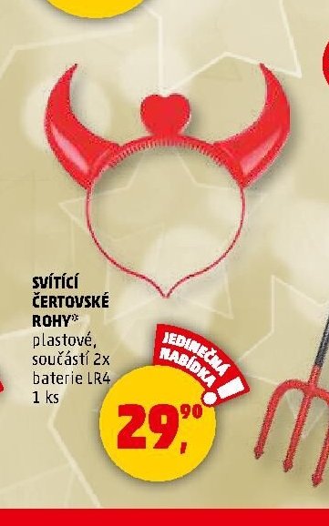 SVÍTÍCÍ ČERTOVSKÉ ROHY