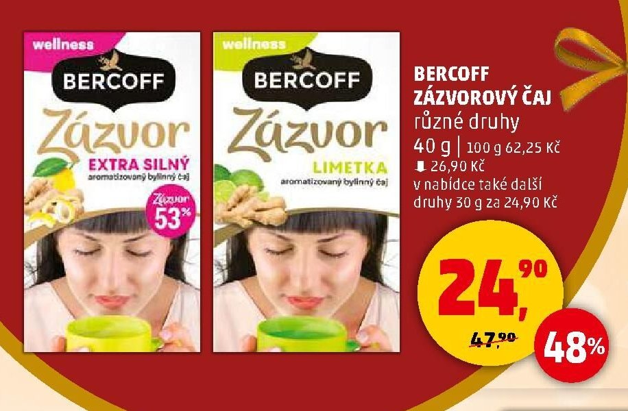 BERCOFF ZÁZVOROVÝ ČAJ
