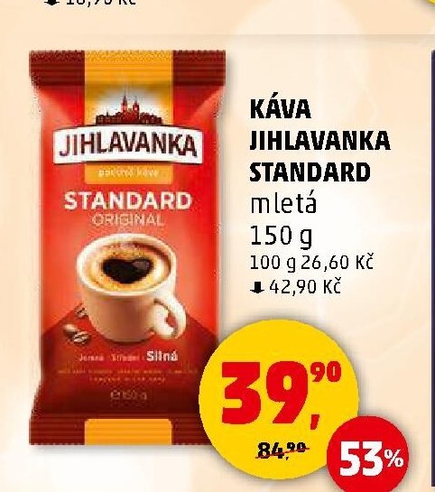 KÁVA JIHLAVANKA STANDARD