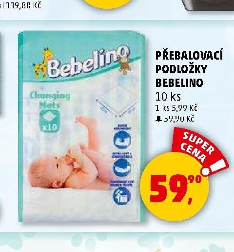 PŘEBALOVACÍ PODLOŽKY BEBELINO