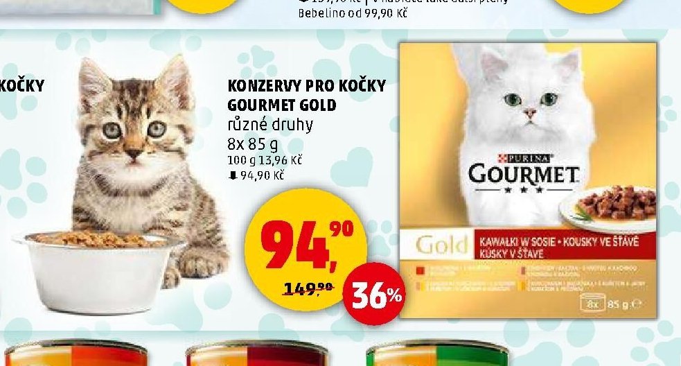 KONZERVY PRO KOČKY GOURMET GOLD různé druhy
