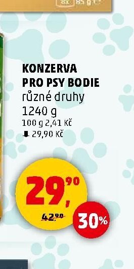 KONZERVA PRO PSY BODIE různé druhy