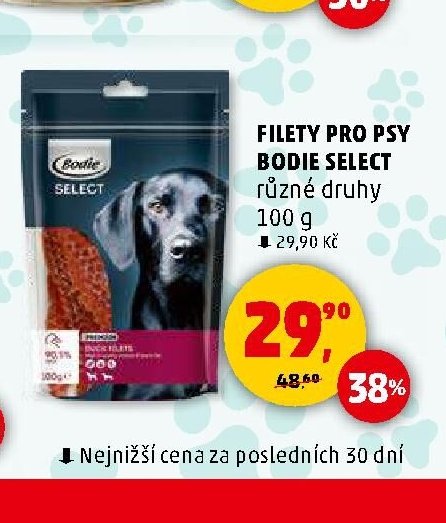 FILETY PRO PSY BODIE SELECT různé druhy
