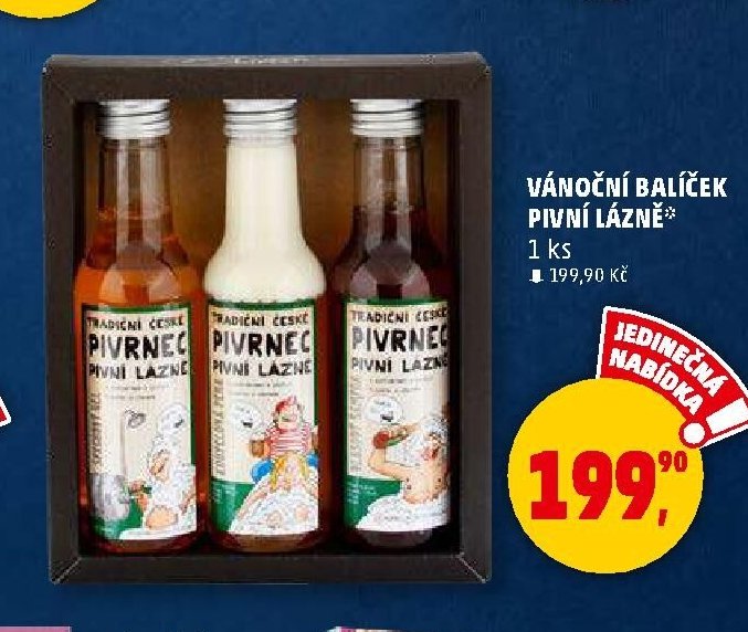Vánoční balíček Pivní lázně