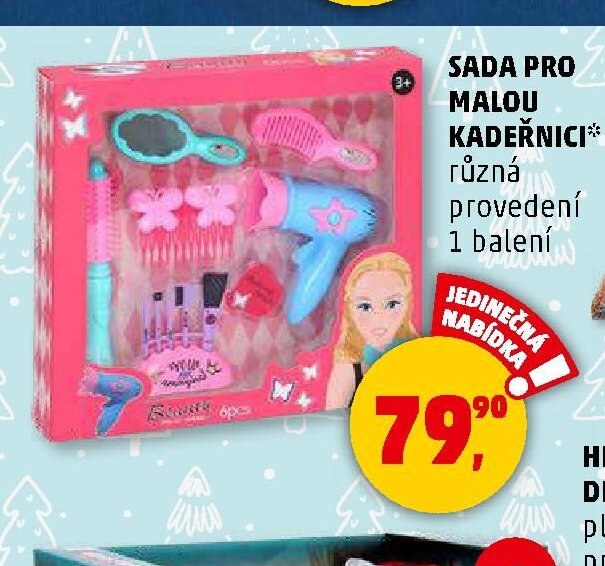 Sada pro malou kadeřnici