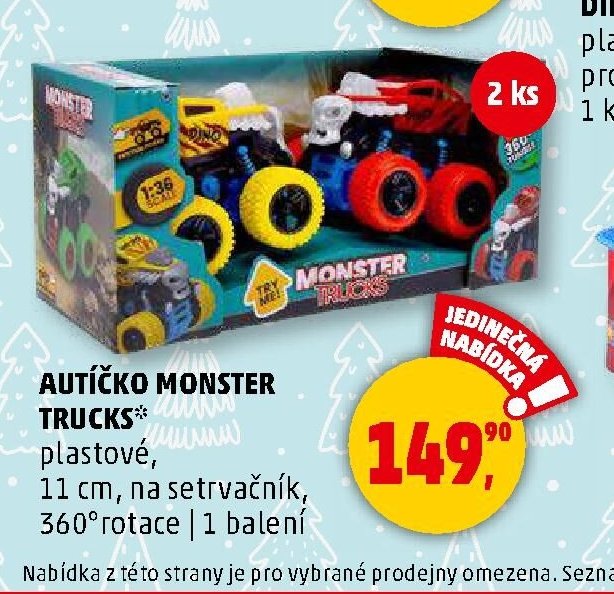 Autíčko Monster Trucks