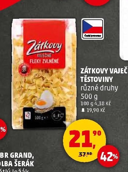 ZÁTKOVY VAJEČNÉ TĚSTOVINY