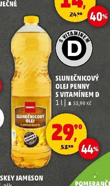 SLUNEČNICOVÉ OLEJ PENNY S VITAMÍNEM D