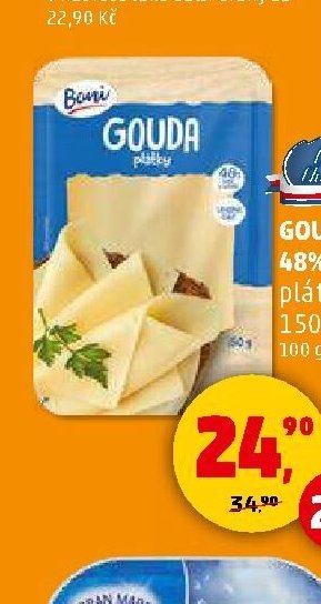 Gouda Boni plátky 150g