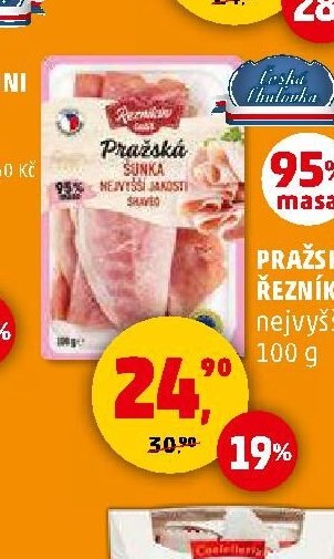 Pražská šunka Řezníkův talíř 100g